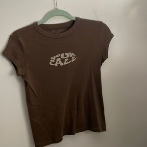 Brandy melville brown top